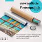 Preview: Gerolltes Poster "Papageienparadies" - Tropisches Flair, sicher verpackt.