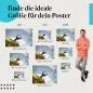 Preview: Papageientaucher, Poster: Klippe, bunter Schnabel, Meer. Preview: Papageientaucher, Poster: Klippe, bunter Schnabel, Meer.