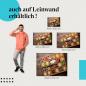 Preview: Leinwandbild "Vielfalt der Pasta: Sortiment": Kulinarisches Flair für deine Küche