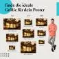 Preview: Wähle die ideale Postergröße: Pavillon am Seeufer im Sonnenaufgang, Spiegelung im Wasser. Preview: Wähle die ideale Postergröße: Pavillon am Seeufer im Sonnenaufgang, Spiegelung im Wasser.