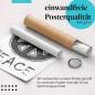 Preview: Gerolltes Poster "Peace Vintage". Das Peace-Zeichen im Used-Look, zeitloses Design.