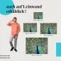 Preview: Pfau: Leinwandbild. Federkleid, blau, grün. Preview: Pfau: Leinwandbild. Federkleid, blau, grün.