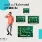Preview: Pfauenfedern: Leinwandbild. Nahaufnahme, Farben. Preview: Pfauenfedern: Leinwandbild. Nahaufnahme, Farben.