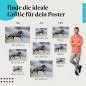Preview: Pferd, Poster: Schwarz, galoppierend, Freiheit, Eleganz, Stärke. Preview: Pferd, Poster: Schwarz, galoppierend, Freiheit, Eleganz, Stärke.