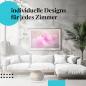 Preview: Blumen Poster: "Zarte Schönheit" - Pinke Blume - Makroaufnahme