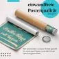 Preview: Gerolltes Poster "Positiv denken", positive Dinge. Preview: Gerolltes Poster "Positiv denken", positive Dinge.
