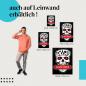 Preview: Leinwandbild "Power Skateboard": Streetwear & Design