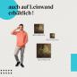 Preview: Pusteblume: Leinwandbild. Verblüht, Makroaufnahme, Ruhe, melancholisch.