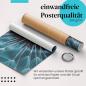 Preview: Gerolltes Poster "Abstrakte Pusteblume" - Künstlerisches Motiv, sicher verpackt.