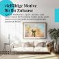 Preview: Stylisches Leinwandbild: Pusteblume im Abendlicht.