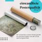 Preview: Gerolltes Poster "Pusteblume" - Zarte Natur, sicher verpackt.