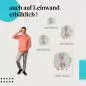 Preview: Reh: Leinwandbild. Blumenkranz, niedlich. Preview: Reh: Leinwandbild. Blumenkranz, niedlich.