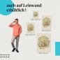 Preview: Reh: Leinwandbild. "I love you", Blumenkranz, romantisch.