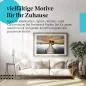 Preview: Stylisches Leinwandbild: Idyllisches Reisfeld mit Holzsteg und farbenfrohem Sonnenaufgang. Preview: Stylisches Leinwandbild: Idyllisches Reisfeld mit Holzsteg und farbenfrohem Sonnenaufgang.