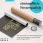 Preview: "Rockstar": Gerolltes Poster, Schriftzug, Stern. Preview: "Rockstar": Gerolltes Poster, Schriftzug, Stern.