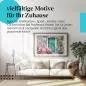 Preview: Stylisches Leinwandbild: Italienisches Flair: Roter Roller vor grüner Tür. Preview: Stylisches Leinwandbild: Italienisches Flair: Roter Roller vor grüner Tür.