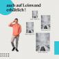 Preview: Leinwandbild "Aufwärts in die Wolken": Abstraktion & Architektur