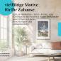 Preview: Stylisches Leinwandbild: Rom bei Sonnenuntergang - Vatikan und Tiber. Wanddeko für Rom-Fans und Italienliebhaber.