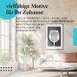 Preview: Stylisches Leinwandbild: Save Water Drink Wine - Wein Poster im Kreidestil.