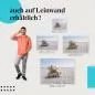 Preview: Schildkröte: Leinwandbild. Strand, Rucksack. Preview: Schildkröte: Leinwandbild. Strand, Rucksack.