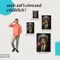 Preview: Leinwandbild "Schimpanse im Anzug": Ein echter Blickfang in verschiedenen Grössen für dein Zuhause! Preview: Leinwandbild "Schimpanse im Anzug": Ein echter Blickfang in verschiedenen Grössen für dein Zuhause!