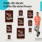 Preview: "Schokolade macht glücklich!" Poster: Sprüche Poster!