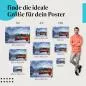 Preview: See, Poster: Berge, Wald, Spiegelung, Boote. Preview: See, Poster: Berge, Wald, Spiegelung, Boote.