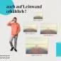Preview: Leinwandbild "Entspannung am See": Entspannung & Sonnenuntergang Preview: Leinwandbild "Entspannung am See": Entspannung & Sonnenuntergang