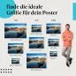 Preview: Finde die ideale Postergröße: Holzboot am Seeufer, Sonnenaufgang hinter Wolken. Preview: Finde die ideale Postergröße: Holzboot am Seeufer, Sonnenaufgang hinter Wolken.