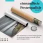 Preview: Gerolltes Poster "Seeufer", Sturm, dramatisch. Preview: Gerolltes Poster "Seeufer", Sturm, dramatisch.