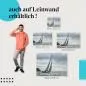 Preview: Segelboot: Leinwandbild. Sturm, Wellen. Preview: Segelboot: Leinwandbild. Sturm, Wellen.