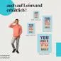 Preview: Leinwandbild "Werde süchtig...": Inspiration & Selbstverwirklichung Preview: Leinwandbild "Werde süchtig...": Inspiration & Selbstverwirklichung