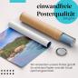 Preview: Gerolltes Poster "Sonnenaufgang", Strand, Seychellen, magisch.