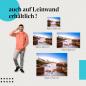 Preview: Leinwandbild "Seychellen: Paradiesischer Strand": Paradies & Reise