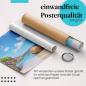 Preview: "Seychellen": Gerolltes Poster, Traumstrand, Kokospalme.