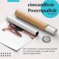 Preview: Gerolltes Poster "Fitness & Disziplin". Sport & Stärke, sicher verpackt.