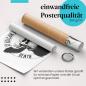 Preview: Gerolltes Poster "Last Hipster is Death" mit ironischem Design. Für Trendsetter, sicher verpackt.
