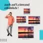 Preview: Leinwandbild "Farbenfroher Sonnenaufgang": Landschaft & Stimmung Preview: Leinwandbild "Farbenfroher Sonnenaufgang": Landschaft & Stimmung