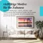 Preview: Dieses Leinwandbild mit dem Sonnenaufgang am Fluss ist ein Hingucker und versprüht Ruhe und Harmonie. Preview: Dieses Leinwandbild mit dem Sonnenaufgang am Fluss ist ein Hingucker und versprüht Ruhe und Harmonie.