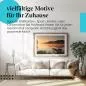 Preview: Stylisches Leinwandbild: Goldener Sonnenaufgang über dem See: Idyllisches Panorama. Preview: Stylisches Leinwandbild: Goldener Sonnenaufgang über dem See: Idyllisches Panorama.