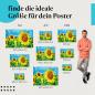 Preview: "Strahlendes Sonnenblumenfeld": Poster - Gelbe Blumen & Sommerfreude