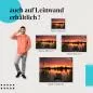 Preview: Leinwandbild "Sonnenuntergang am See": Ruhe & Entspannung Preview: Leinwandbild "Sonnenuntergang am See": Ruhe & Entspannung