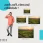 Preview: Leinwandbild "Farbenfroher Sonnenuntergang": Farbenpracht & Idylle der Natur Preview: Leinwandbild "Farbenfroher Sonnenuntergang": Farbenpracht & Idylle der Natur
