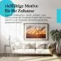 Preview: Gerahmtes Bild "Sonnenuntergang im Gras" - Silhouetten, warmes Licht. Preview: Gerahmtes Bild "Sonnenuntergang im Gras" - Silhouetten, warmes Licht.