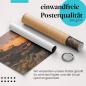 Preview: Gerolltes Poster "Dramatischer Sonnenuntergang" - Faszinierende Natur, sicher verpackt.