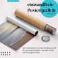 Preview: Gerolltes Poster "Sonnenuntergang am Strand" - Meer & Entspannung, sicher verpackt.