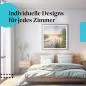 Preview: Schlafzimmer Deko: Romantisches Schlafzimmer mit "Sonnenuntergang" Poster. Traumhafte Wanddeko für Liebespaare. Preview: Schlafzimmer Deko: Romantisches Schlafzimmer mit "Sonnenuntergang" Poster. Traumhafte Wanddeko für Liebespaare.