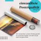 Preview: Gerolltes Poster "Strand & Sonnenuntergang". Romantische Stimmung, sicher verpackt.