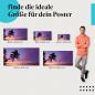 Preview: Palmen, Poster: Silhouette, Strand, Sonnenuntergang.