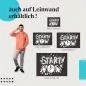 Preview: "Start Now": Leinwandbild. Uhr, Rakete, Fußabdrücke, motivierend. Preview: "Start Now": Leinwandbild. Uhr, Rakete, Fußabdrücke, motivierend.